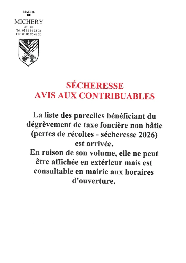 Attestation évènement climatique du 03 août 2026